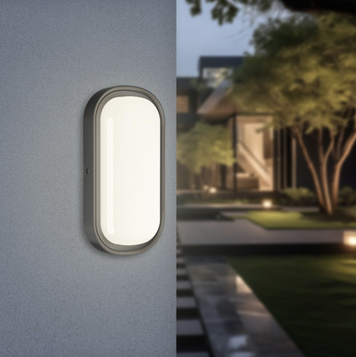 Braytron BC18-00281 Siyah Kasa Eslips Dış Mekan LED Aplik 12 Watt