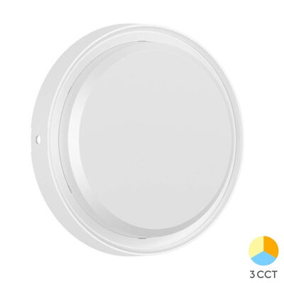 Braytron BC18-00680 Yuvarlak Dış Mekan LED Aplik Beyaz Kasa 12 Watt