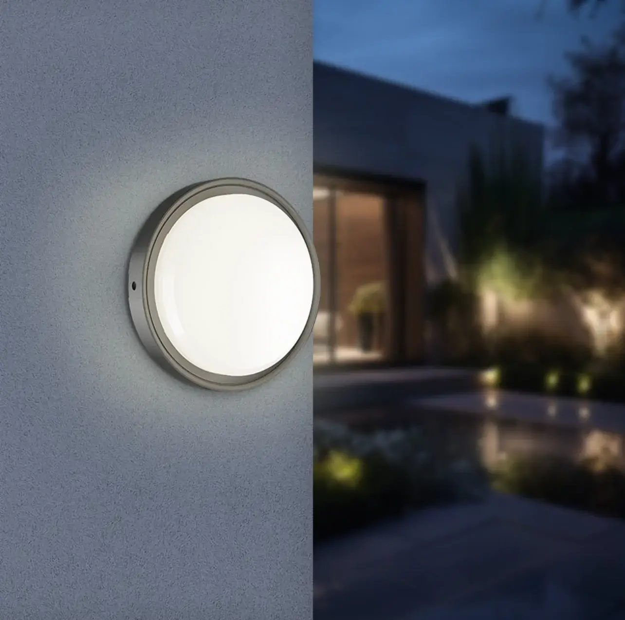 Braytron BC18-00681 Siyah Kasa Yuvarlak Dış Mekan LED Aplik 12 Watt