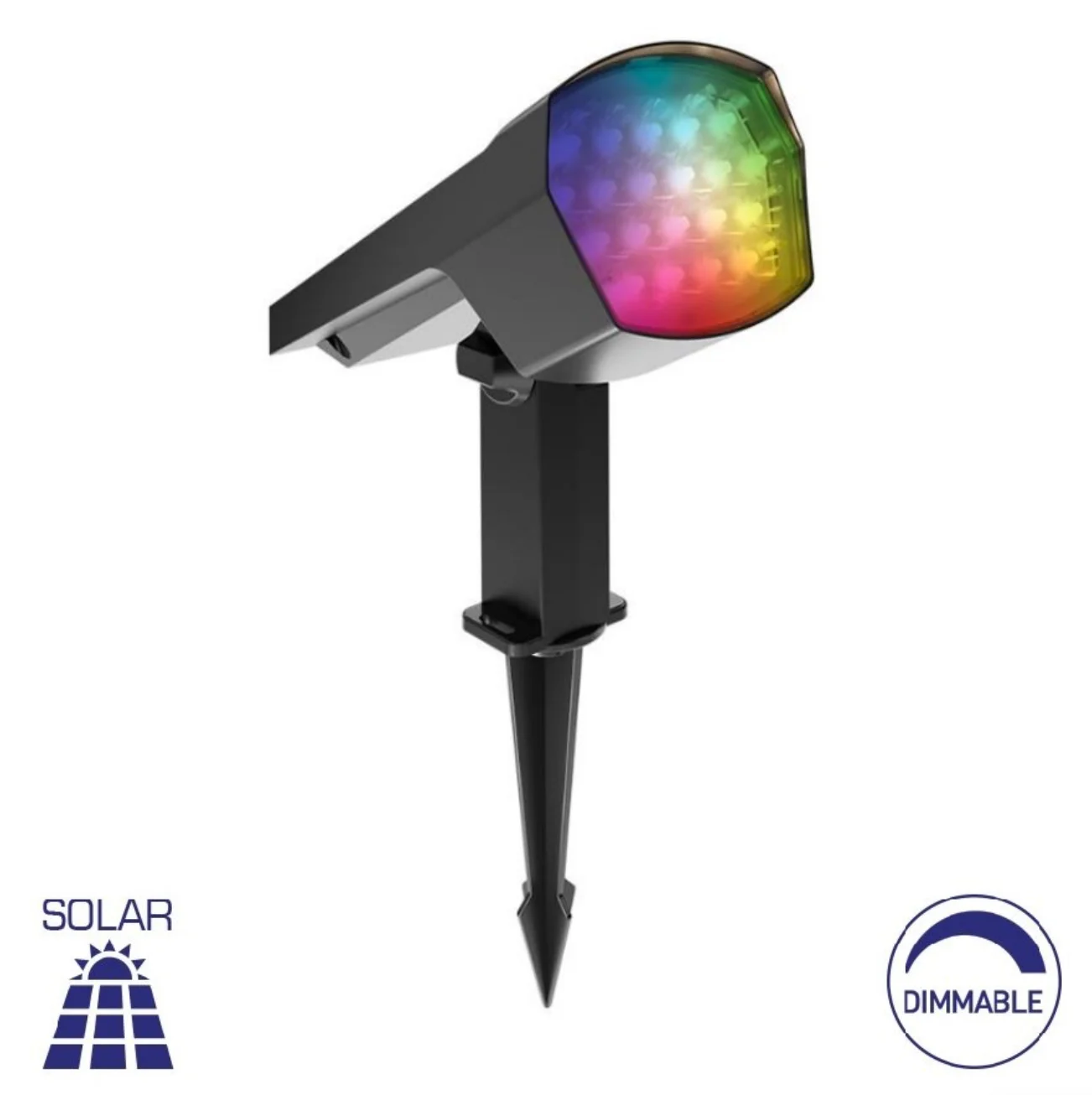 Braytron BG36-00592 12 Watt Kazıklı RGB Solar Çim Armatürü