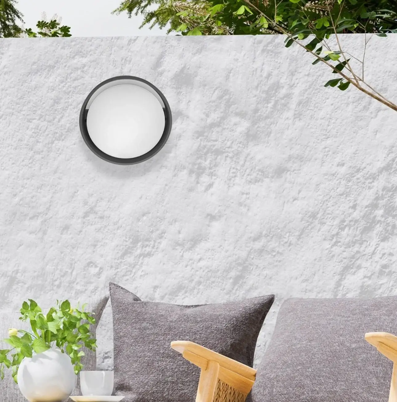 Braytron BG38-00732 Siyah Kasa Dış Mekan LED Aplik 12 Watt - Thumbnail