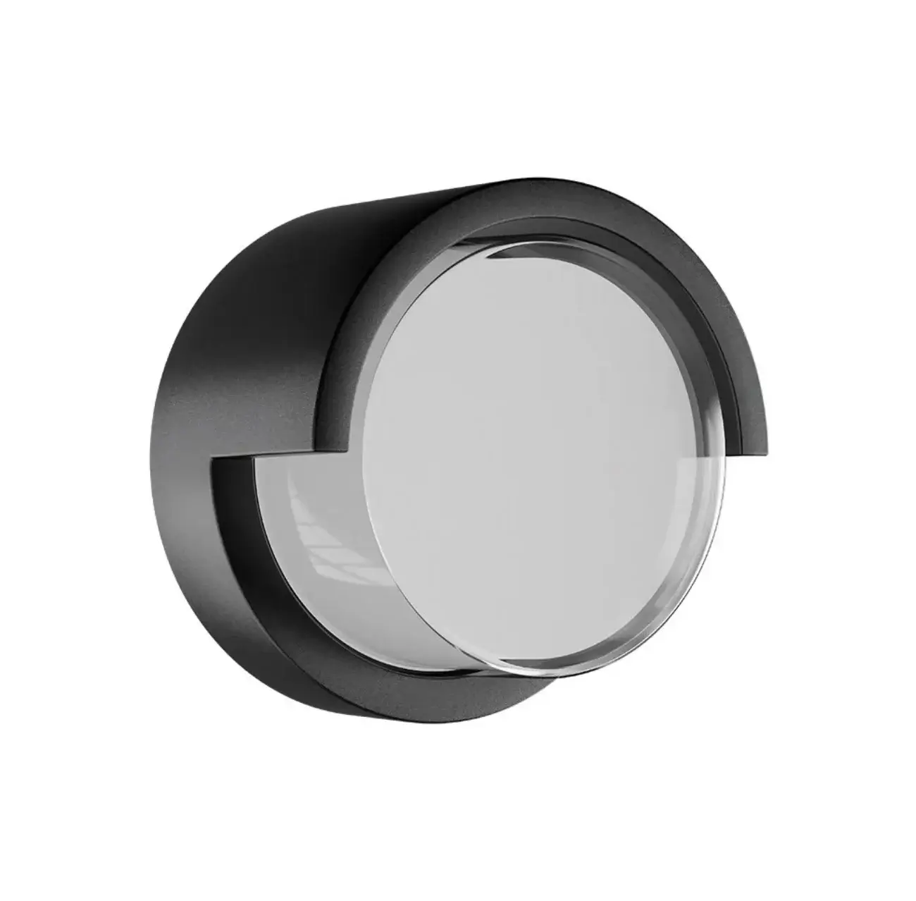 BRAYTRON - Braytron BG38-01011 Siyah Kasa Yuvarlak Dış Mekan Ilık Beyaz LED Aplik 15 Watt 