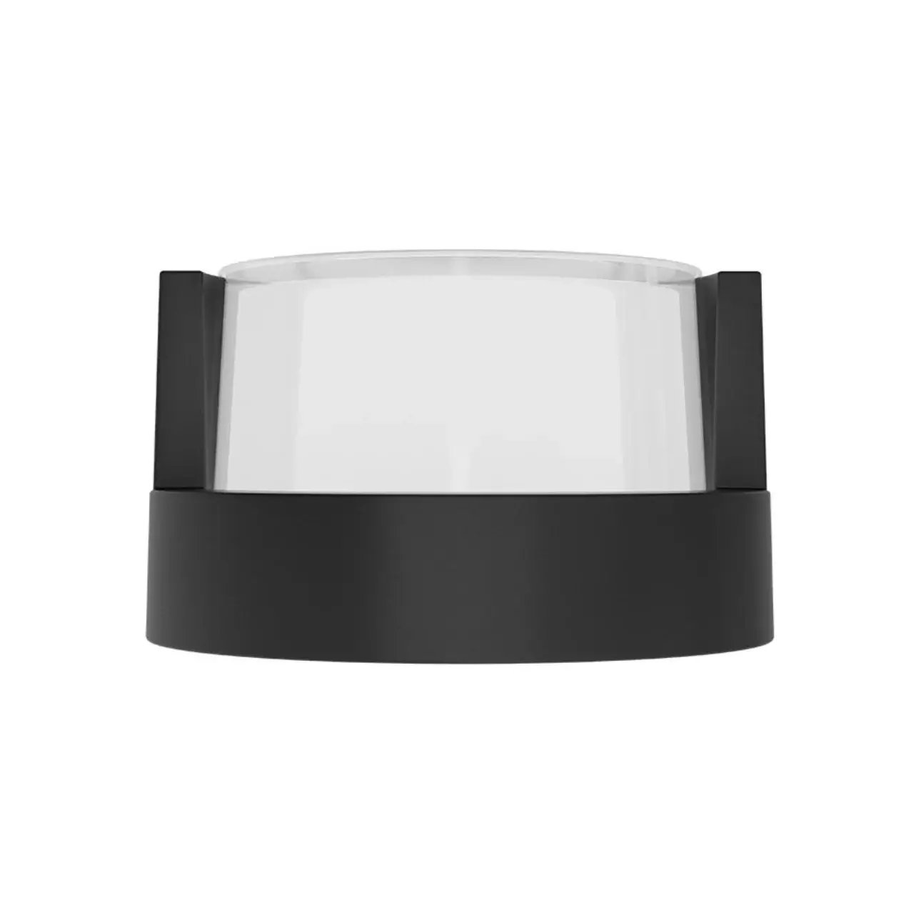 Braytron BG38-01011 Siyah Kasa Yuvarlak Dış Mekan Ilık Beyaz LED Aplik 15 Watt 