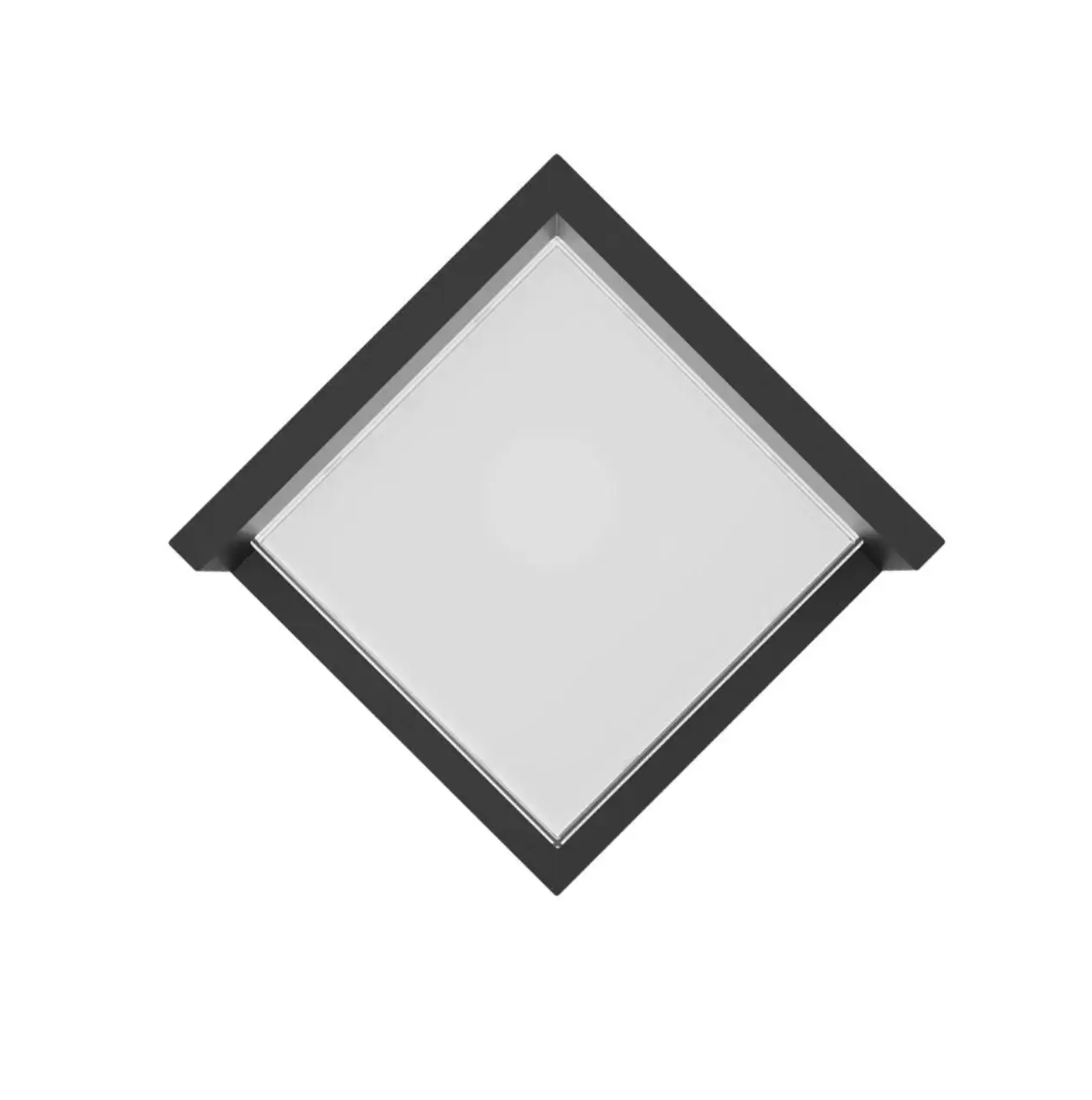 BRAYTRON - Braytron BG38-01111 Siyah Kasa Kare Dış Mekan LED Aplik 15 Watt Ilık Beyaz (1)