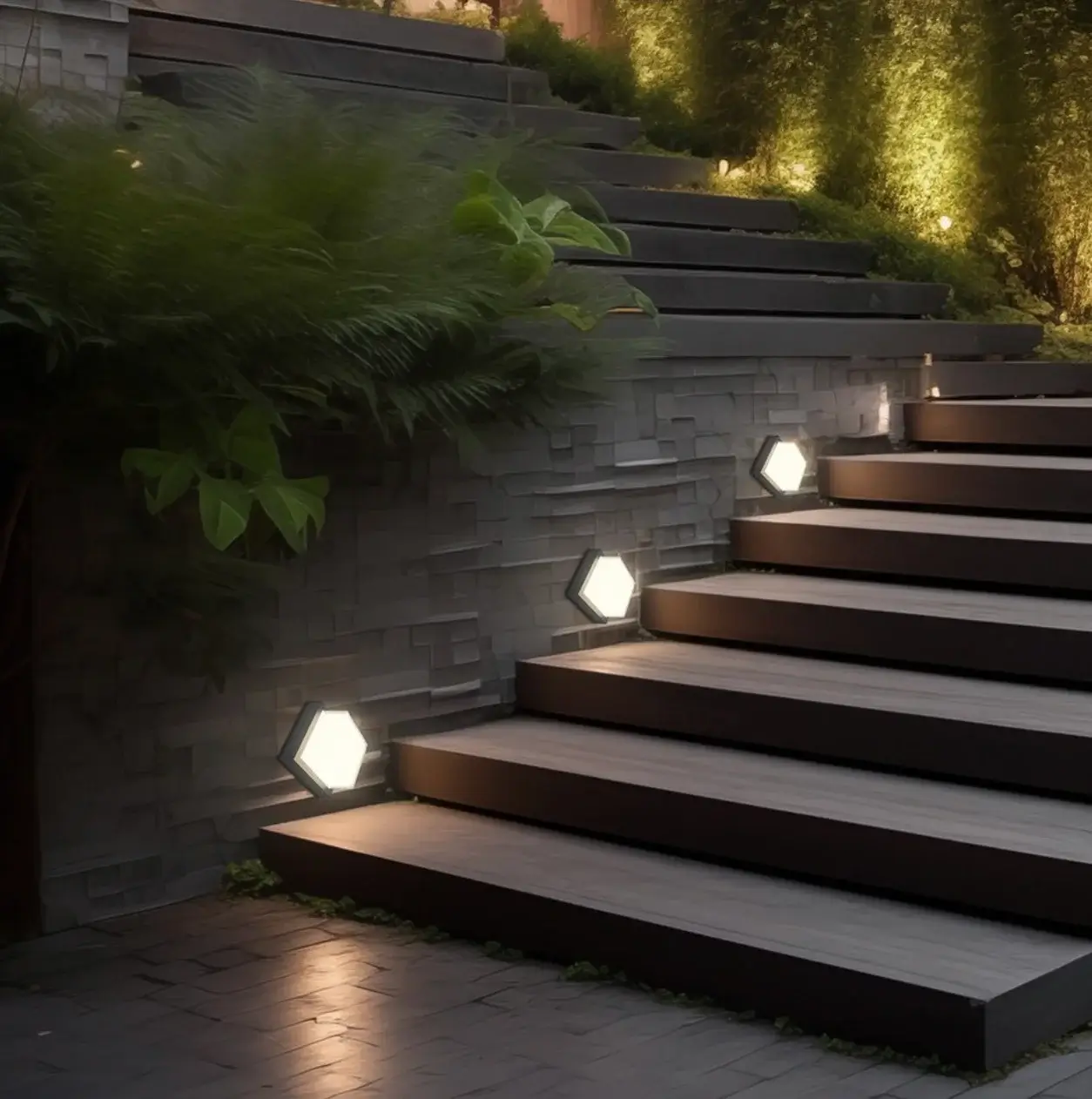 Braytron BG38-01301 Siyah Kasa Kare Dış Mekan LED Aplik 15 Watt Gün Işığı