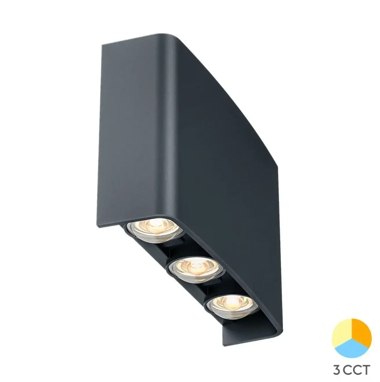 Braytron BG38-03382 Gri Kasa Tek Yönlü Dış Mekan LED Aplik 6 Watt - Thumbnail