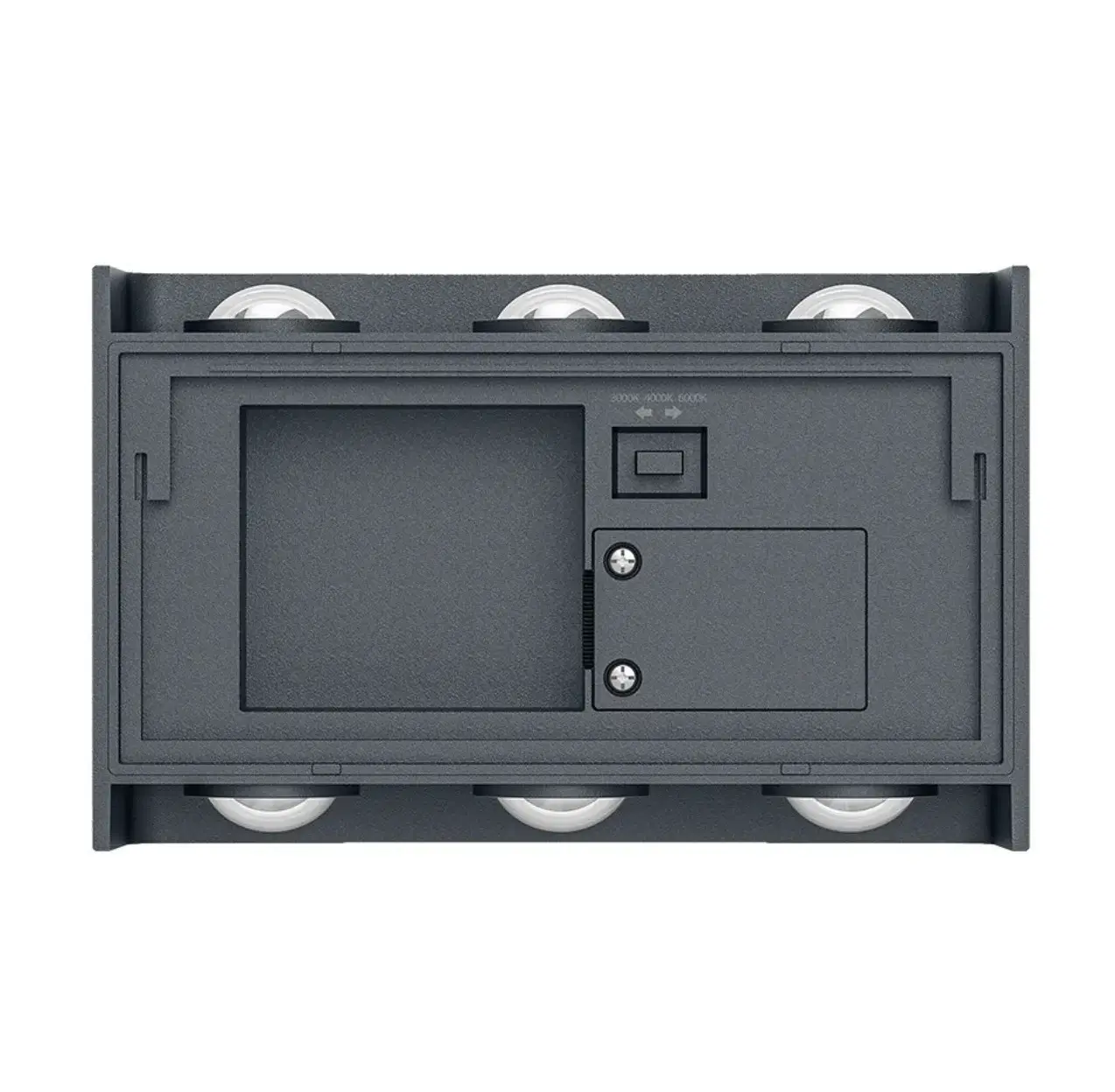 Braytron BG38-03382 Gri Kasa Tek Yönlü Dış Mekan LED Aplik 6 Watt - Thumbnail