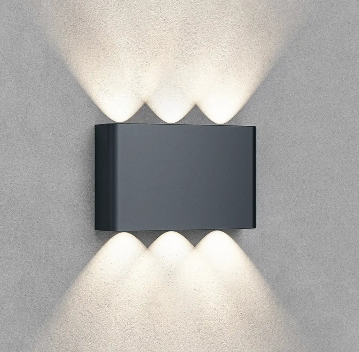 Braytron BG38-03382 Gri Kasa Tek Yönlü Dış Mekan LED Aplik 6 Watt - Thumbnail