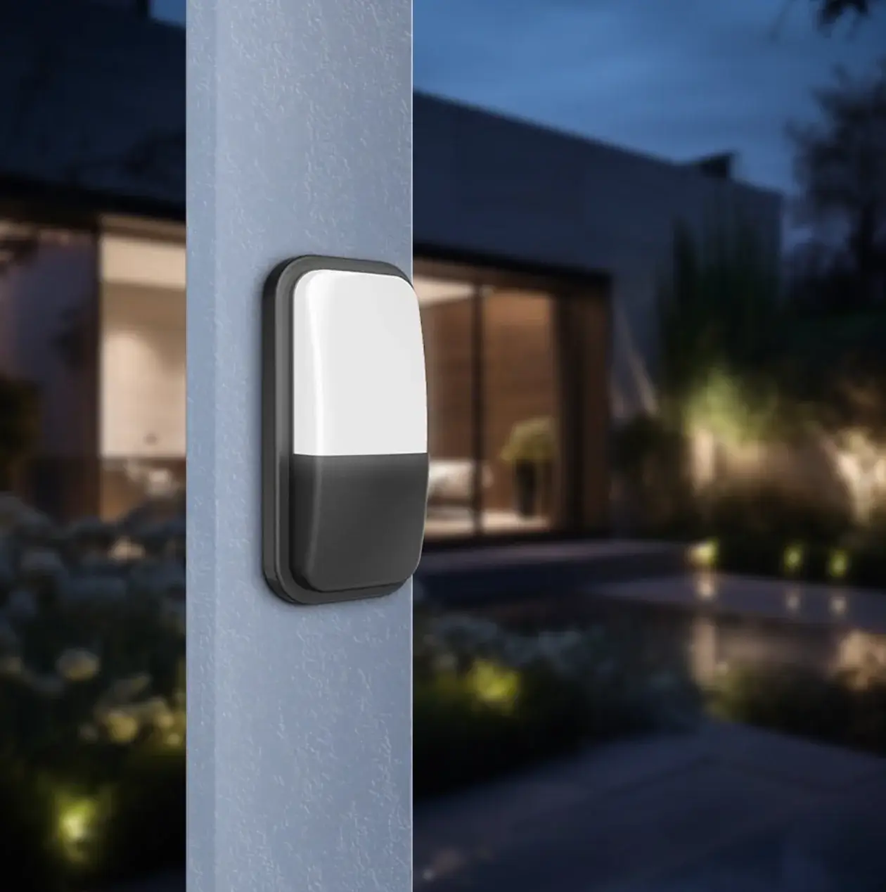 Braytron BG38-0702 Siyah Kasa Dış Mekan Gün Işığı LED Aplik 12 Watt 3000 K