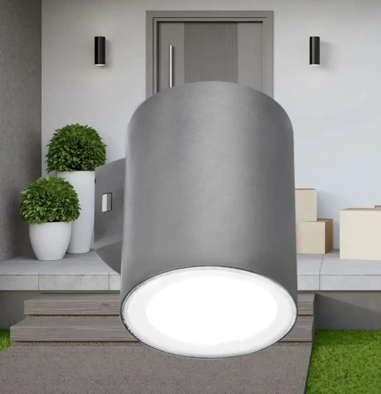 Braytron BG38-2482 Siyah Kasa Dış Mekan LED Aplik 9 Watt 3000 K