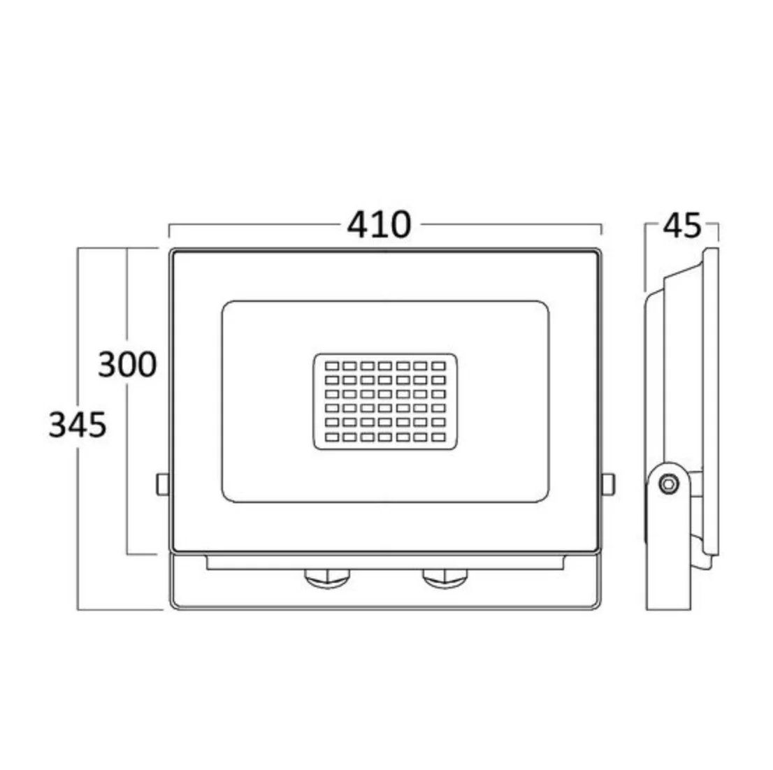 Braytron BT60-09831 300 Watt LED Projektör Beyaz Işık - Thumbnail