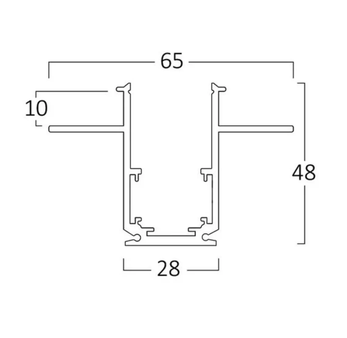 Braytron BY41-00131 3 Metre Trimless Sıva Altı Magnet Ray