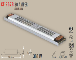 CT-2678 Trafo 12v 30a - Thumbnail