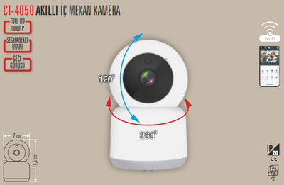 CT-4050 Akıllı İç Mekan Kamera