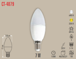 CT-4079 Led Ampul 7w - Thumbnail