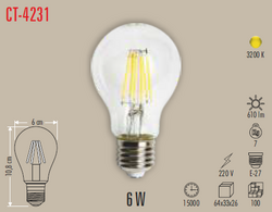 CT-4231 Led Ampul 6w - Thumbnail