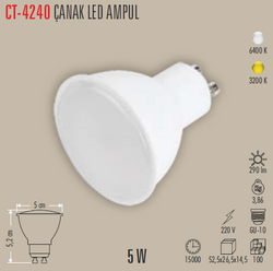 CATA - CT-4240 Çanak Led Ampul 5w (1)