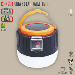 CT-4289 Urla Solar Led El Feneri - Thumbnail