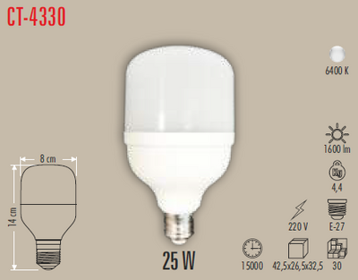 CT-4330 Torch Led Ampul 25w