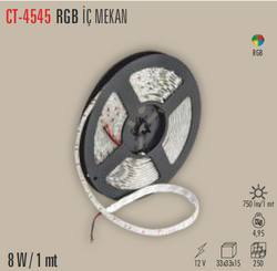 CATA - CT-4545 RGB İç Mekan Şerit Led 5 Metre (1)