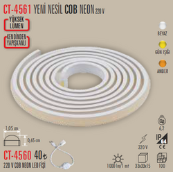 CATA - CT-4561 Dış Mekan Cob Neon Led Yapışkanlı 220v (1)