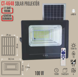 CATA - CT-4648 Solar Led Projektör 100w (1)