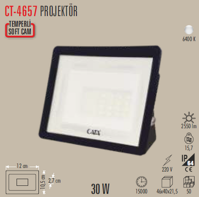 CT-4657 Led Projektör 30w