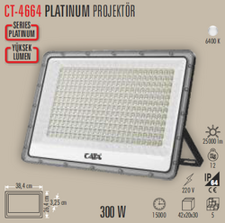 CT-4664 Platinium Led Projektör 300w - Thumbnail