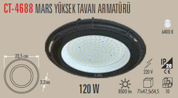 CT-4688 Mars Yüksek Tavan Armatürü 120w - Thumbnail