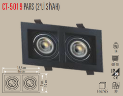 CATA - CT-5019 Pars 2'li Sıva Altı Armatür Boş Kasa (1)