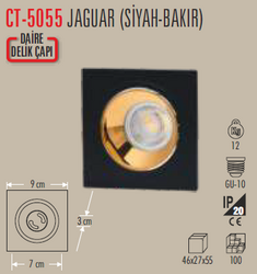 CT-5055 Jaguar Sıva Altı Armatür Boş Kasa - Thumbnail