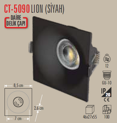 CATA - CT-5090 Lion Sıva Altı Armatür Boş Kasa (1)