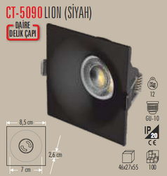 CT-5090 Lion Sıva Altı Armatür Boş Kasa - Thumbnail