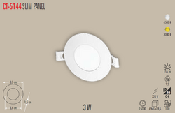 CATA - CT-5144 Slim Led Panel 3w (1)