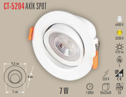 CT-5204 Akik Led Spot - Thumbnail