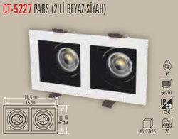 CATA - CT-5227 Pars 2'li Sıva Altı Armatür Boş Kasa (1)