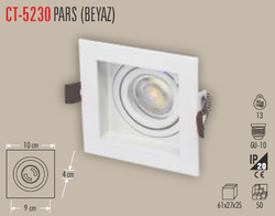 CT-5230 Pars Sıva Altı Armatür Boş Kasa - Thumbnail