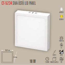 CT-5234 Sıva Üstü Led Panel 18w - Thumbnail