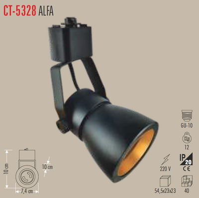 CT-5328 Alfa Ray Spot GU-10 Duy