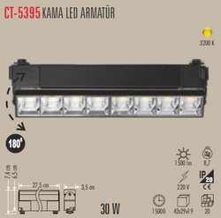 CT-5395 Kama Led Armatür 30w - Thumbnail