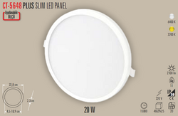 CT-5648 Plus Slim Led Panel 20w - Thumbnail