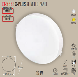 CATA - CT-5663 X-Plus Slim Led Panel 35w (1)