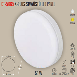 CATA - CT-5665 X-Plus Slim Led Panel 55w (1)
