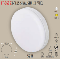 CT-5665 X-Plus Slim Led Panel 55w - Thumbnail