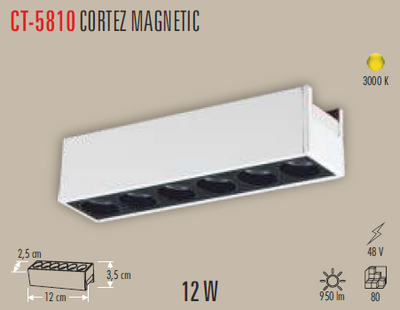 CT-5810 Cortez Magnetic Ray Armatür 12w