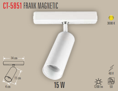 CT-5851 Frank Magnetic Ray Armatür 15w