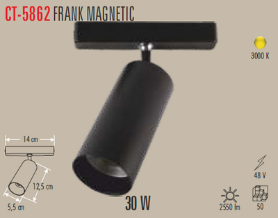 CT-5862 Frank Magnetic Ray Armatür 30w