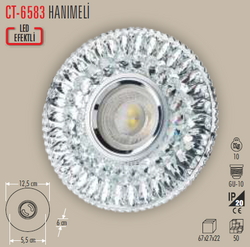 CATA - CT-6583 Hanımeli Cam Spot (1)