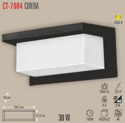 CT-7084 Cunda Led Duvar Aplik 30w - Thumbnail