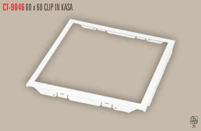 CT-9046 60X60 Clip-in Led Panel Kasası